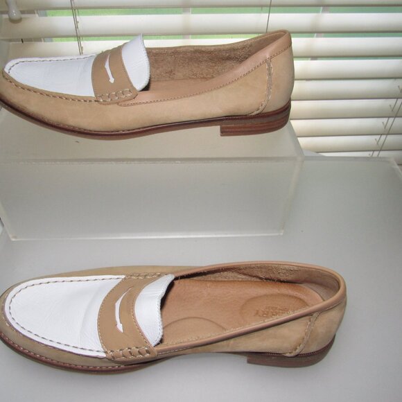 Sperry Top-Sider Women’s Leather Penny Loafers – Size 12 - Preppy Coastal Chic - Picture 5 of 7